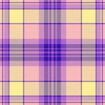 Garment vector texture pattern, packaging fabric seamless plaid. Rough back.. Stock Illustration