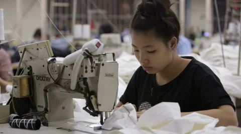 Garment Worker Stock Footage 33799511