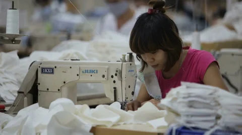 Garment Worker Stock Footage 33799624