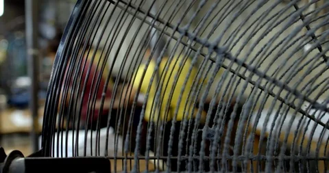 Garment workers soft focus at warehouse in Downtown Los Angeles 4K Stock Footage 96737522