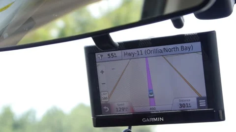 Garmin GPS - driving Stock Footage 68443635