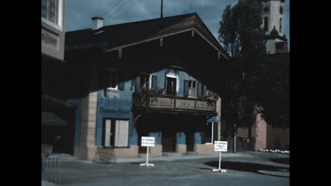 Garmisch Bikes 1948 Stock Footage 152919497