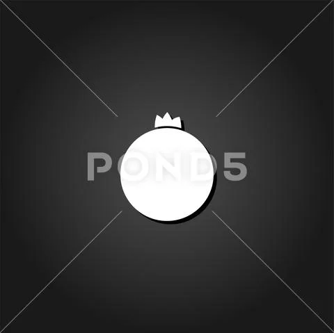 Garnet icon flat. イラスト素材