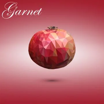 Garnet  Stock Illustration