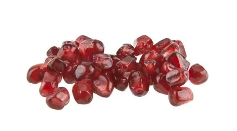 Garnet isolated on white background Stock Photos