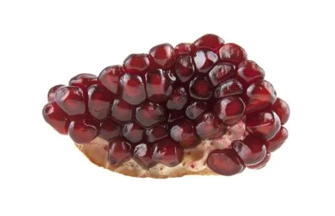 Garnet isolated on white background Stock Photos