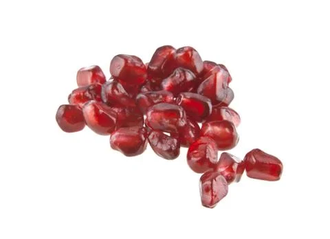 Garnet isolated on white background Stock Photos