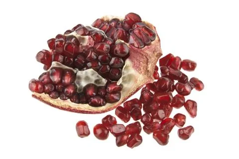 Garnet isolated on white background Stock Photos