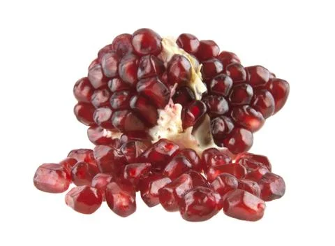 Garnet isolated on white background Stock Photos