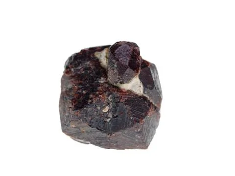 Garnet. origin: madagascar Stock Photos