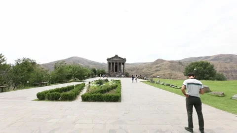 Garni pagan temple 2 Stock Footage 331168487