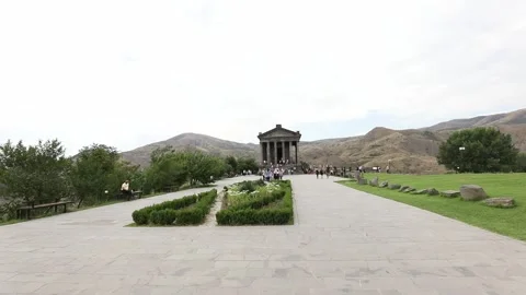 Garni pagan temple 6 Stock Footage 331168723