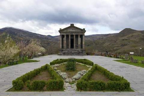 Garni temple, Hellenistic temple from the first century in Armenia Fotos de archivo