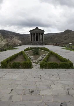 Garni temple, Hellenistic temple from the first century in Armenia Fotos de archivo