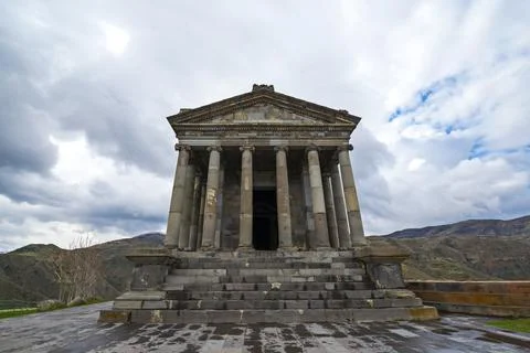 Garni temple, Hellenistic temple from the first century in Armenia Fotos de archivo