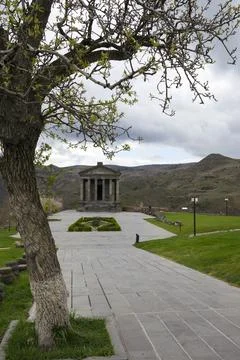 Garni temple, Hellenistic temple from the first century in Armenia Fotos de archivo