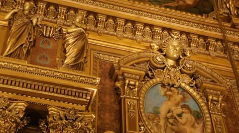 Garnier Opera in Paris Stock Footage 12570520