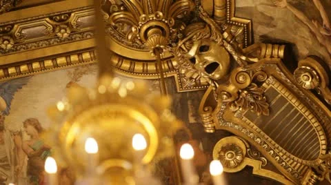 Garnier Opera in Paris Stock Footage 12570579