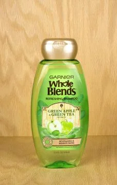Garnier shampoo bottle. Stock Photos