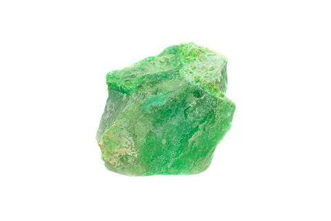 Garnierite on white background Photos
