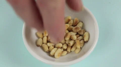 Garnishing Chicken Stock Footage 1045139