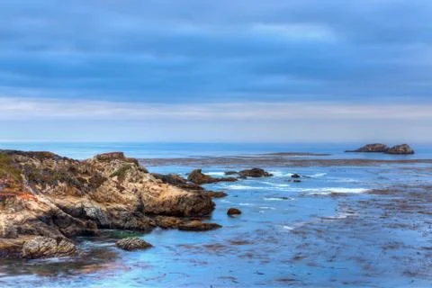 Garrapata state beach Stock Photos