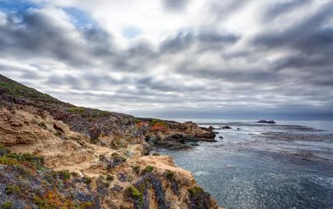 Garrapata state beach Stock Photos