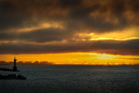Garry Point Dawn 写真素材