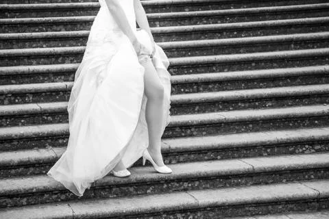 Garter bride background Stock Photos