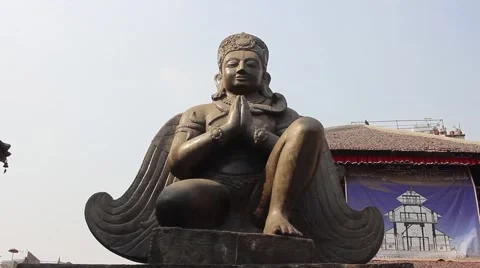 Garuda. Bottom view. Using slider Video stock 58909027