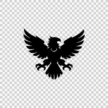 Garuda Heraldic Emblem Design Vector Stock Illustration