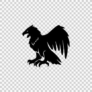Garuda Perched Pose Design Vector Stock Illustration