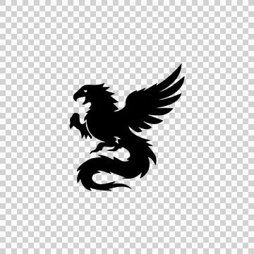 Garuda Serpent Hybrid Design Vector Stock Illustration