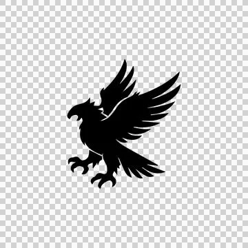 Garuda Side Flight Design Vector Stock Illustration