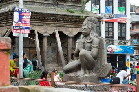 Garuda Statue Foto stock