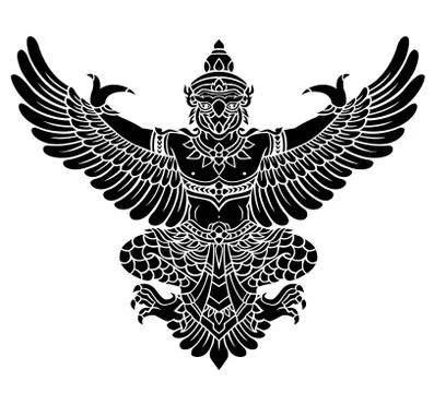 Garuda vector Stock Illustration