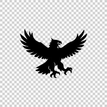 Garuda Wings Spread Wide Design Vector Stock Illustration