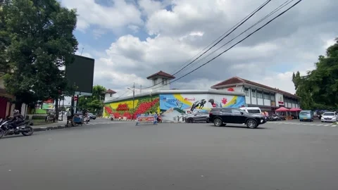 Garut, West Java, May 27, 2025, the situation in the center of Garut city with a Stock Footage 310183144
