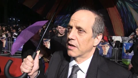 Gary Michael Walters is interviewed at 62nd BFI London Film Festival - 2018 Video stock 101188904