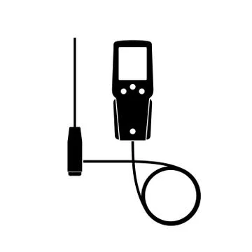 Gas analyzer  Illustrazione stock