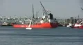 Gas and Oil Tanker in Channnel HD Footage