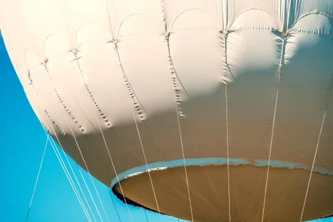 Gas balloon cables Stock Photos
