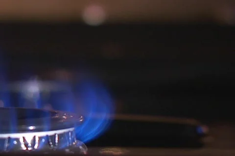 Gas burner 2 Stock Footage 753303