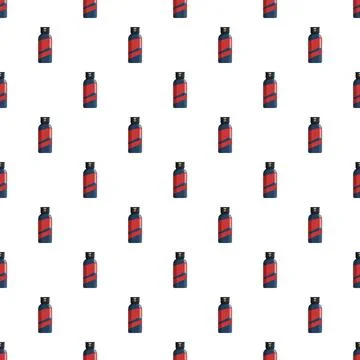 Gas burner bottle seamless pattern background Stock Illustration