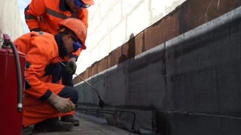 Gas burner construction work 스톡 동영상 245934441