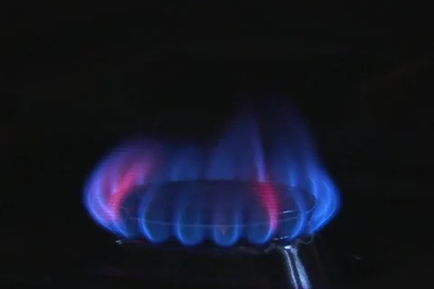 Gas Burner   Stock Footage 753296