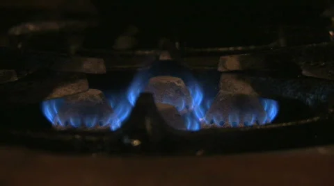 Gas burner Stock Footage 874172