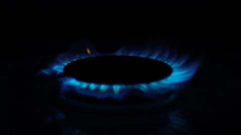 Gas Burner Stock Footage 123129320