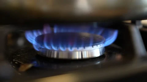 Gas burner Video stock 149542379
