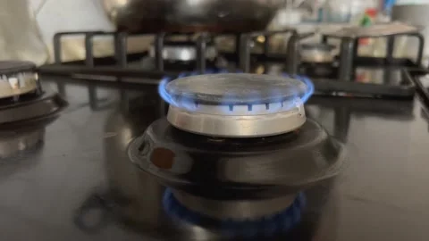 Gas burner Stock Footage 213374964